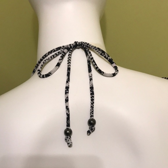 Jessica Simpson Spaghetti Strap Neck Tie Top Sz L - Picture 5 of 8